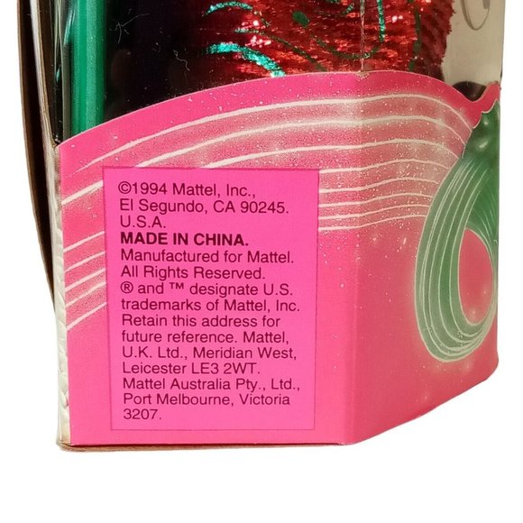 Season's Greetings Barbie Limited Edition #12384 Vintage 1994 NRFB MINT - Picture 6 of 12